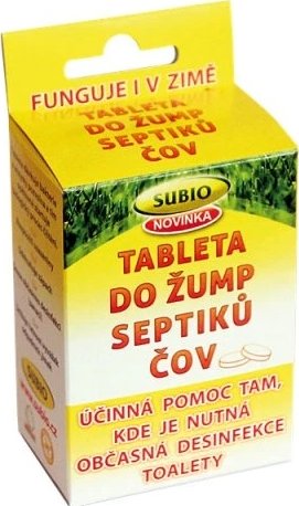 SUBIO TABLETA do žump, septiků a domovních ČOV - Free Flo Pills