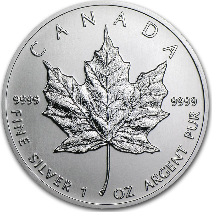 Stříbrná mince Maple Leaf 1 oz - různé