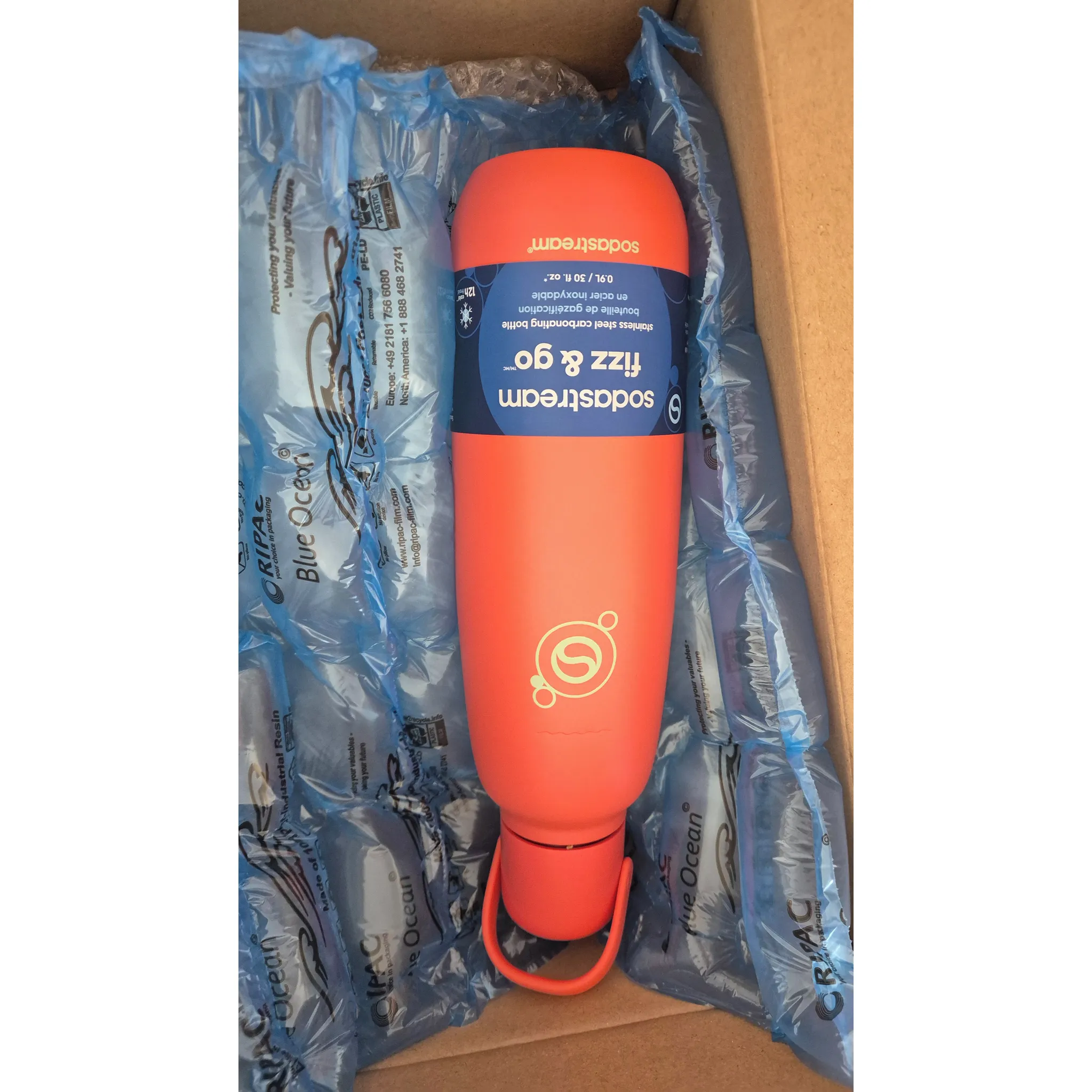 Fotografie 3 - Příslušenství pro výrobník sody SodaStream Fizz & Go Cool termo lahev 900 ml Storm