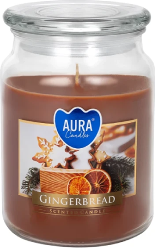 Aura vonná svíčka v dóze maxi Perníčky