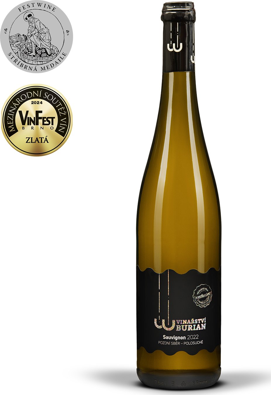 Sauvignon 2022 exclusive, Pozdní sběr, polosuché