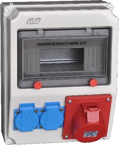 IDE Z52.210DX Zásuvková kombinace 2x230V+1x400V 16A 5p