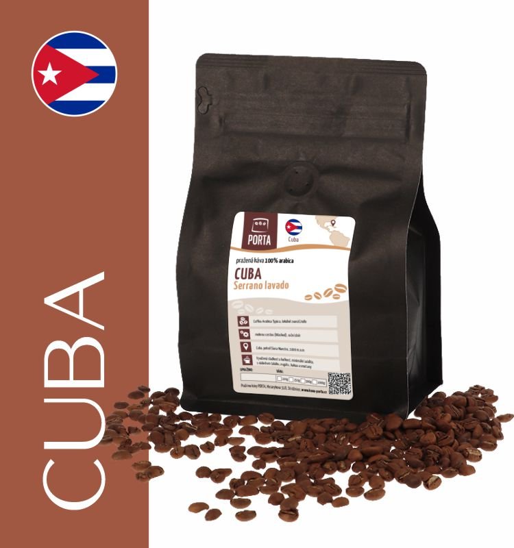 Káva Cuba Serrano lavado 1000g