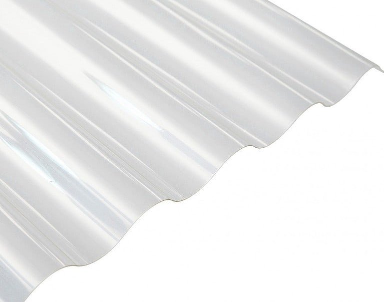 Polyvinylchloridová vlnitá deska PVC vlna čirá, 2000 x 900 mm – 1,8 m²