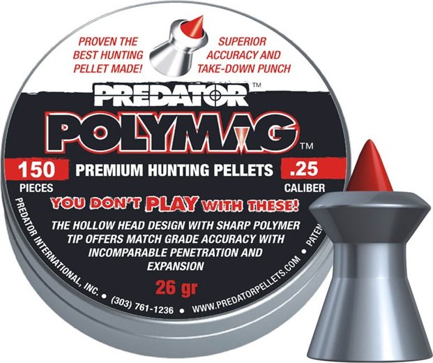 JSB Diabolo JSB® PREDATOR POLYMAG 6,35 mm 150ks