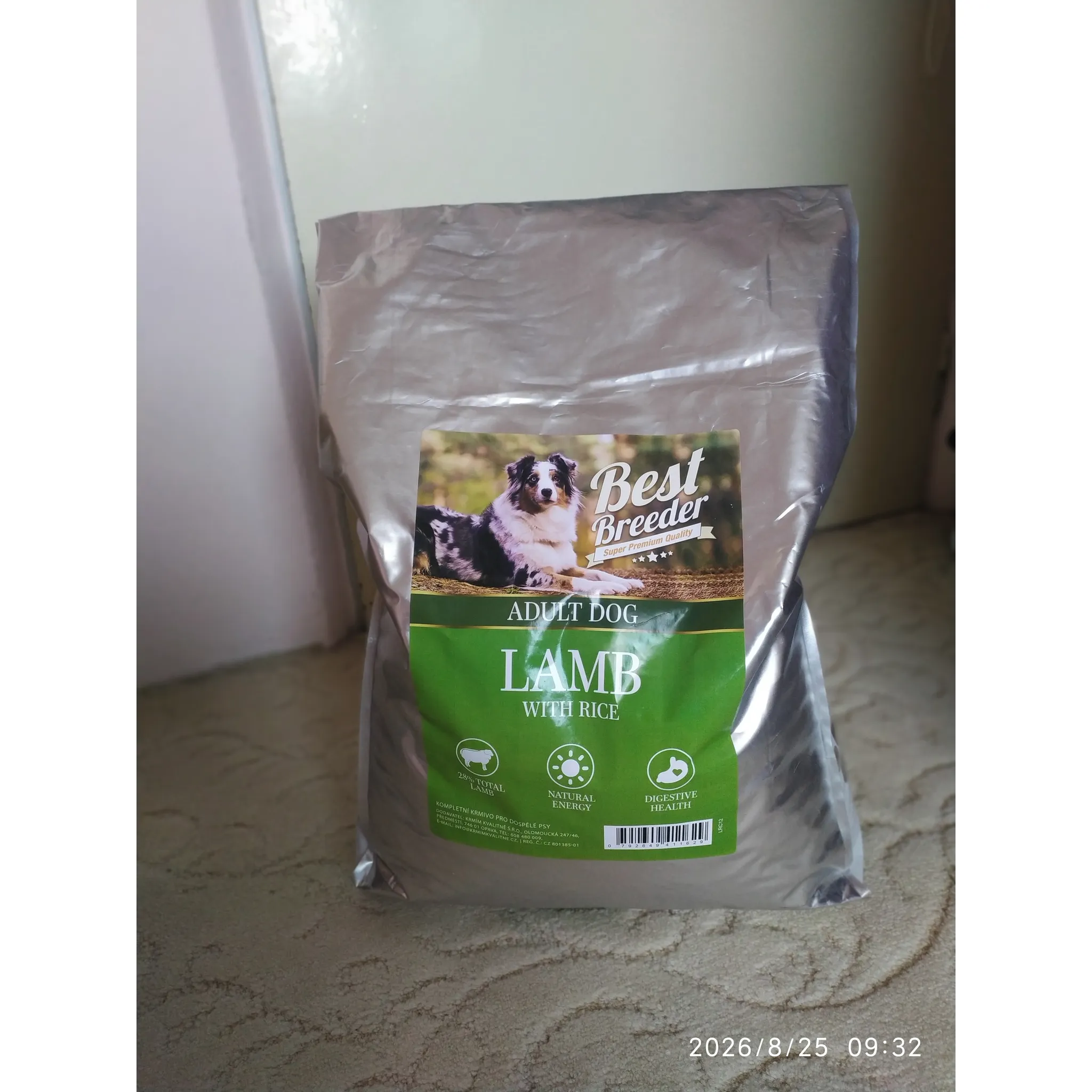 Fotografie 2 - Krmivo pro psa Best Breeder Adult Lamb/Rice 12 kg