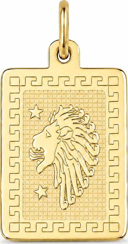 Lillian Vassago Zlatý pánský přívěsek znamení Lev LLV37-GP094-Lev