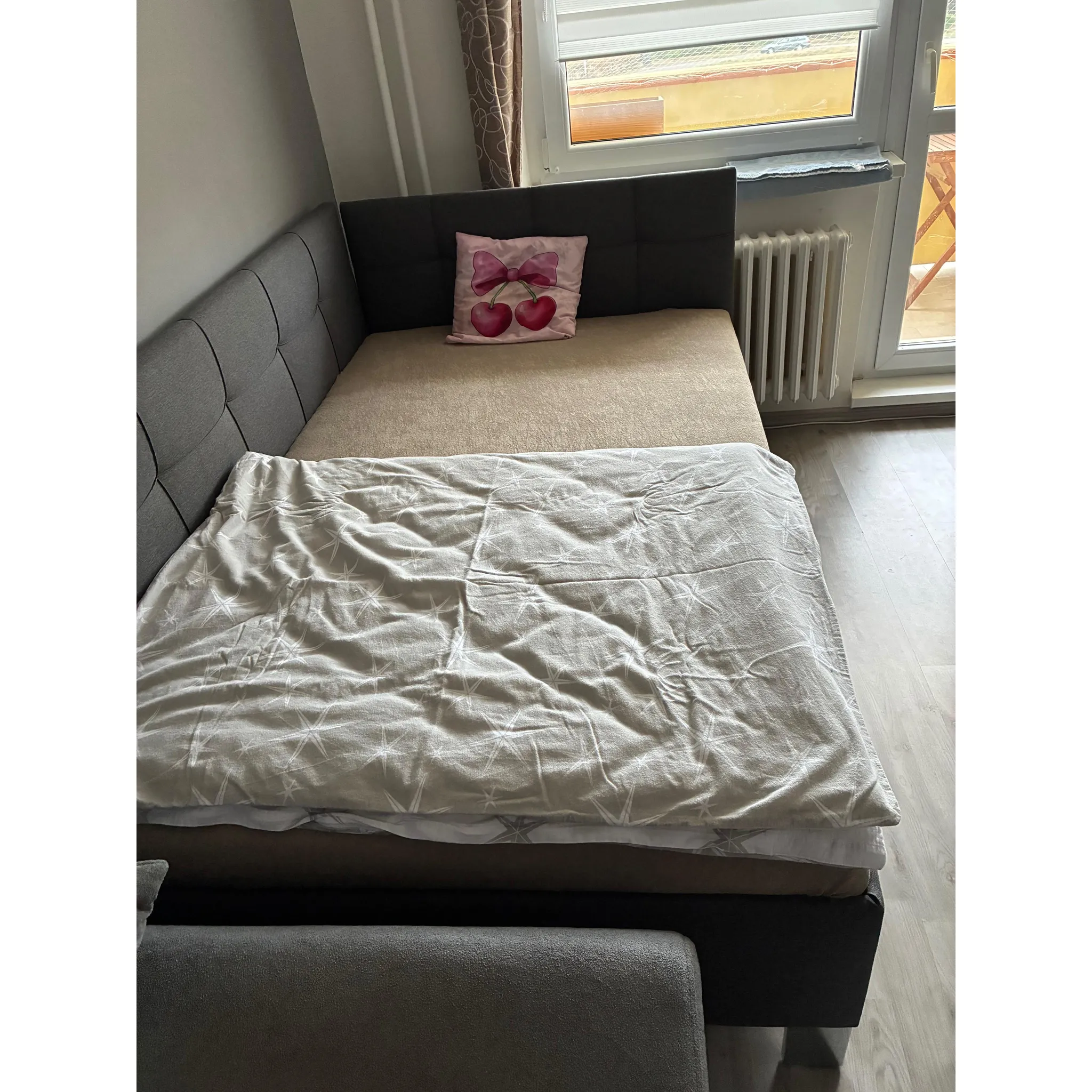 Fotografie 6 - Postel Čalouněná postel Maria Petite 120 x 200 cm taupe