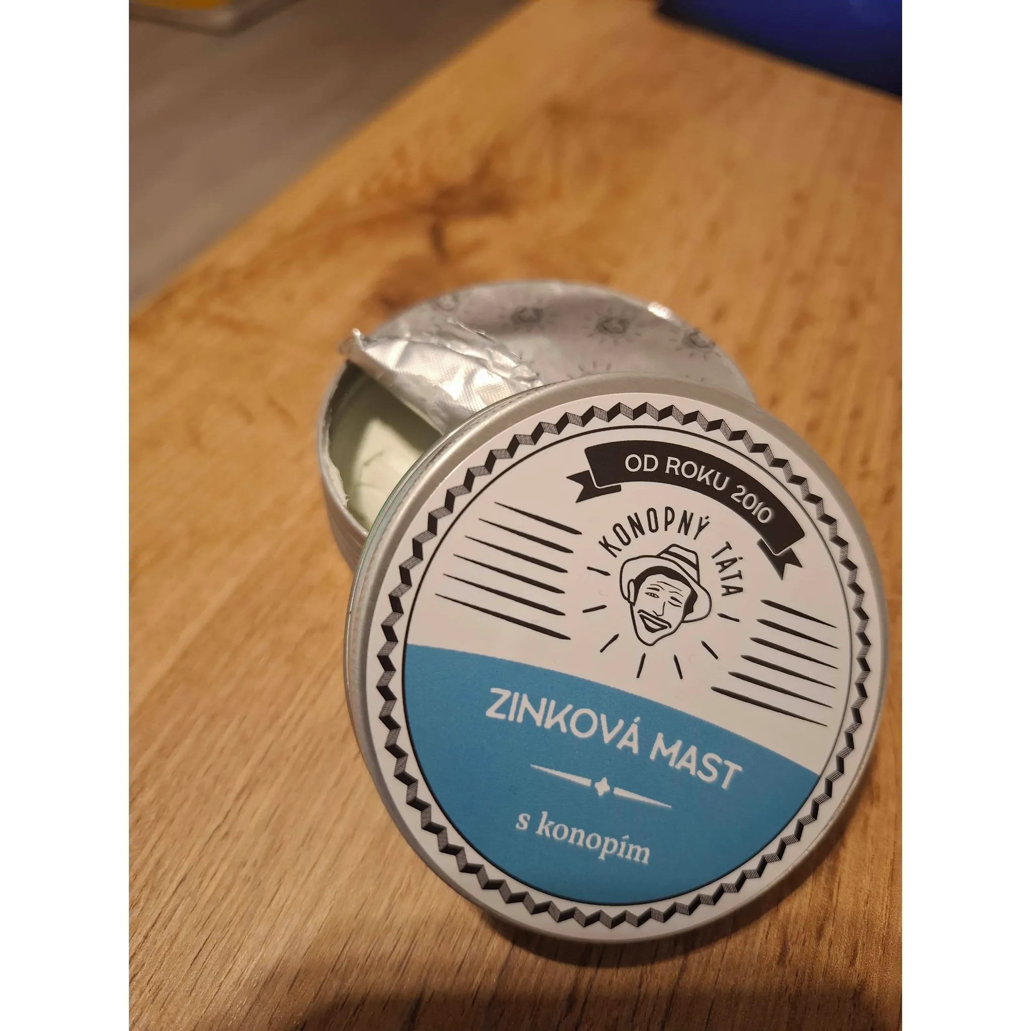Fotografie 7 - Bylinná léčivá mast Konopný táta Zinková mast s konopím 80 ml