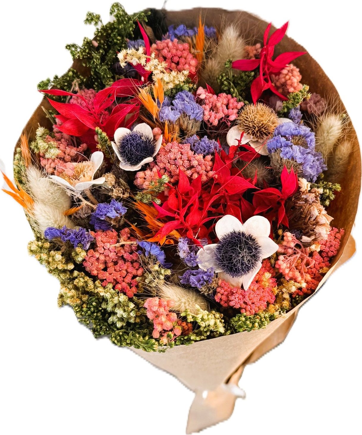 Kytice velká mix sušené květiny 08