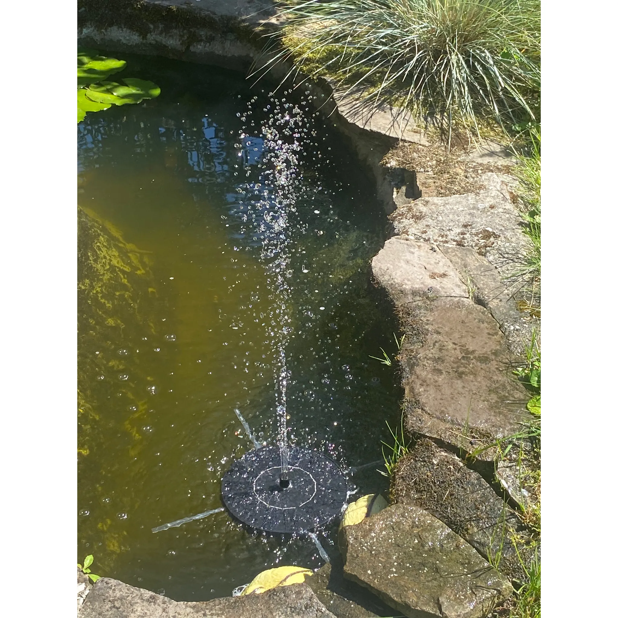 Fotografie 4 - Fontána do jezírka Naau Solární zahradní fontána 16 cm