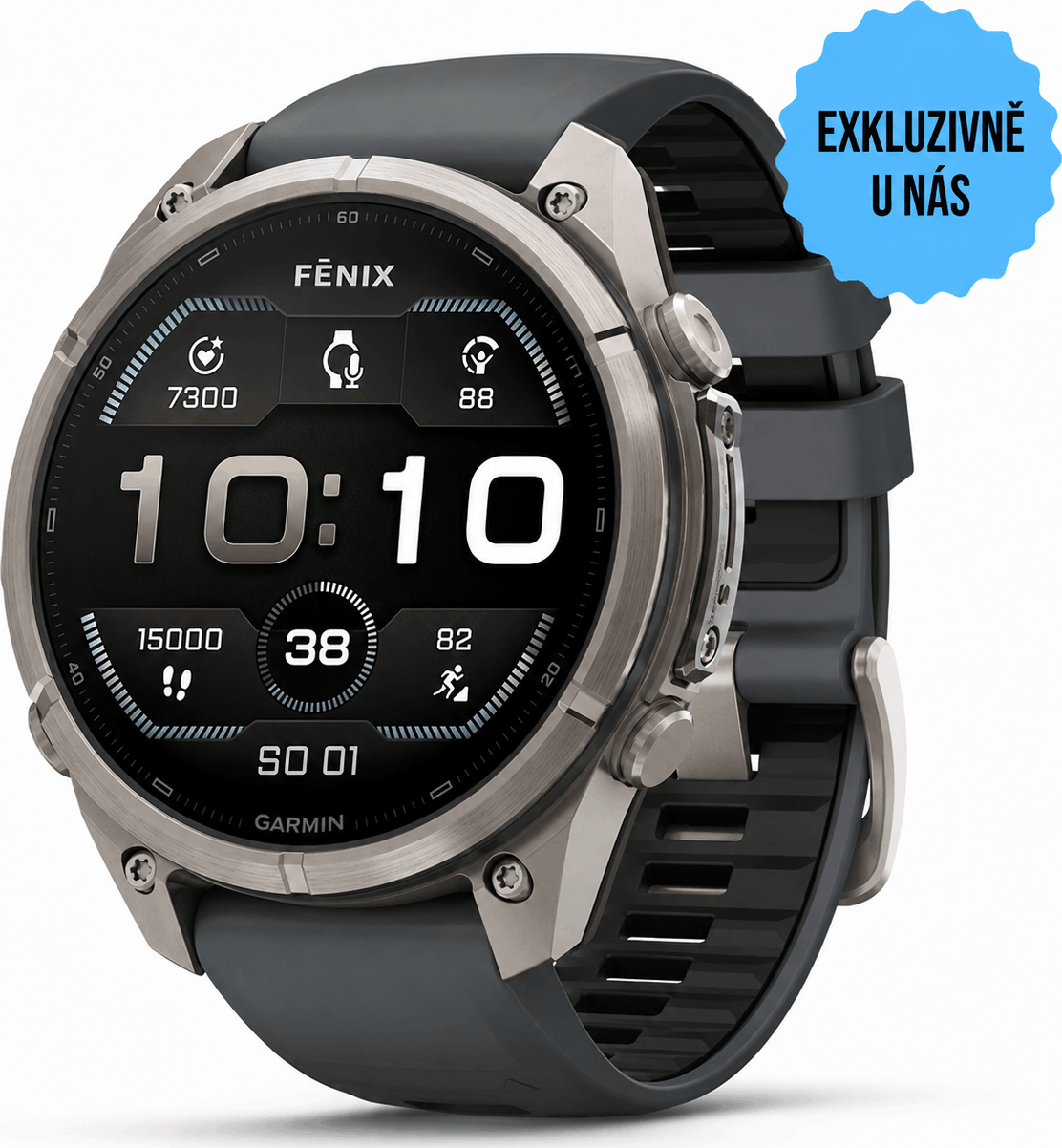 Garmin Fénix 9 Pro - 51 mm, AMOLED, Sapphire, Titanium, Graphite / Black 010-04337-26 + možnost výměny do 90 dní
