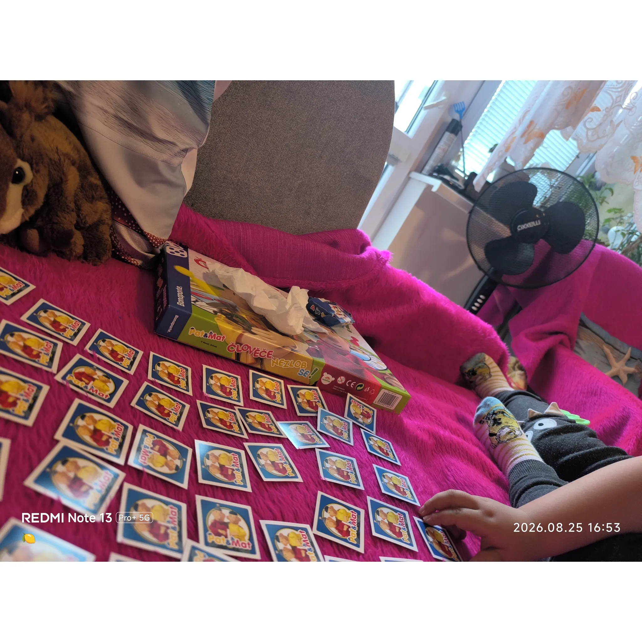 Fotografie 2 - Pexeso efko Pat a Mat pexeso stříhací 32 dvojic
