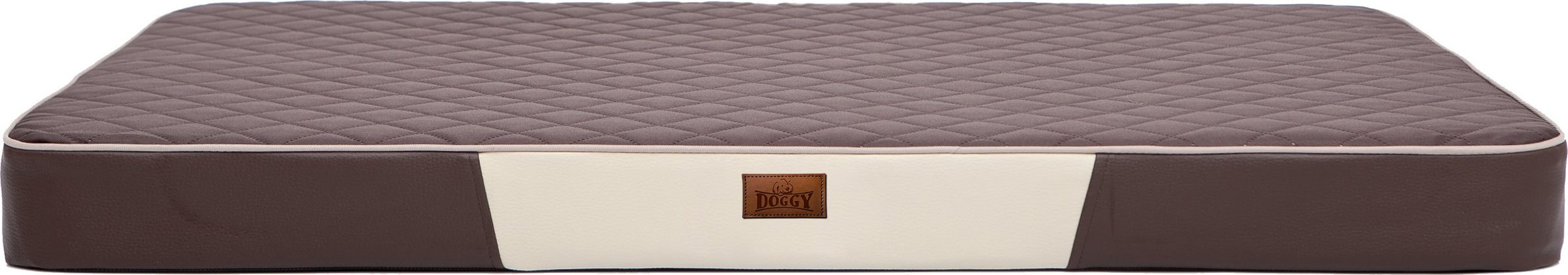 Hobbydog Matrace pro psy Premium, hnědá/hnědá eko kůže Velikost: L - 100 x 67 x 8cm