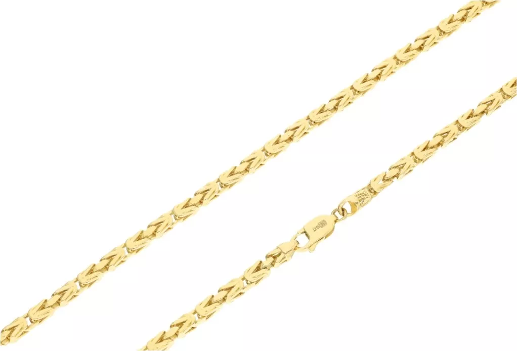 Zlatý řetízek - vazba Královský vzor Délka řetízku: 65 cm, Váha: 14,90 g, Ryzost: 14k (585/1000)