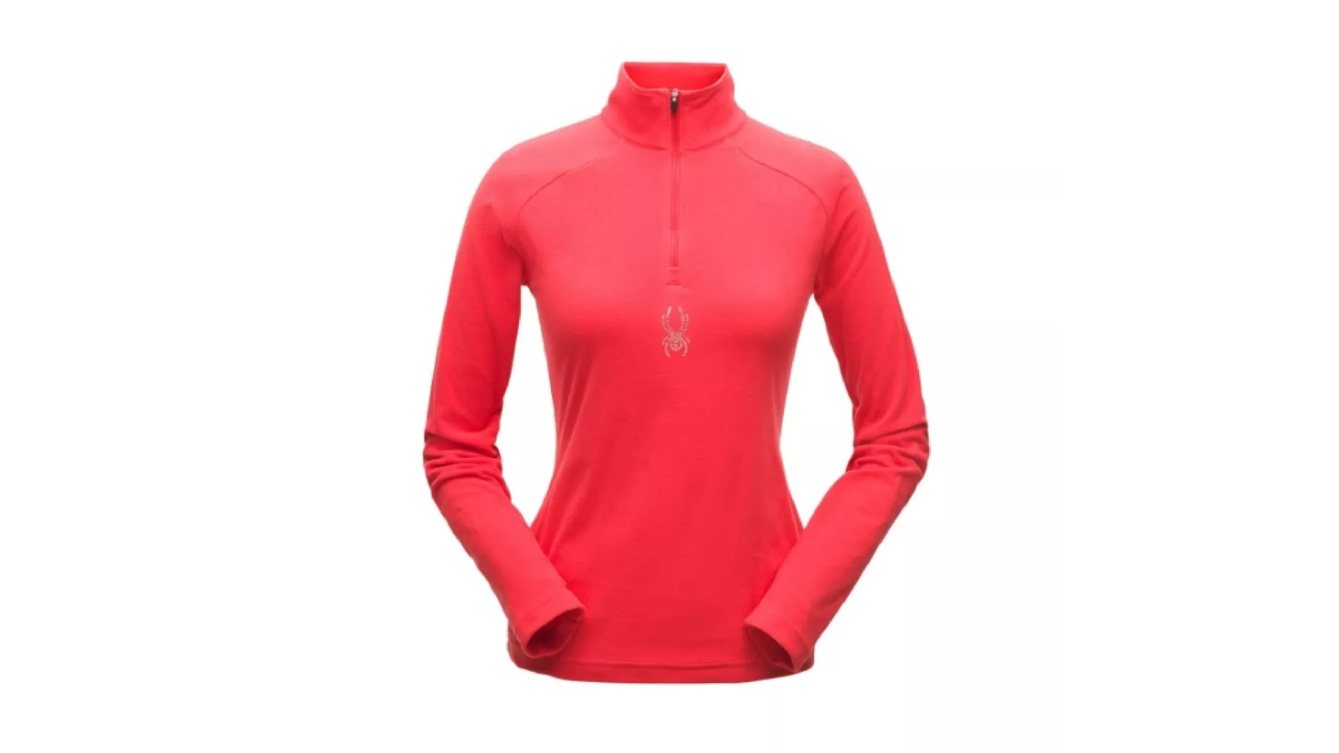 SPYDER SHIMMER ZIP T-NECK