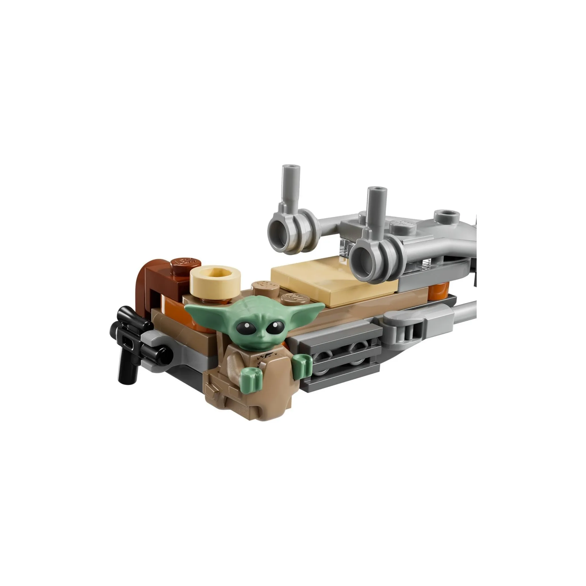 Fotografie 5 - Stavebnice LEGO LEGO Star Wars 75436 Mandalorian a Grogu a spídrová motorka