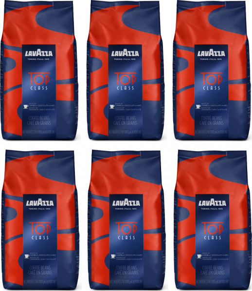 Lavazza Top Class zrnková káva 6 x 1kg