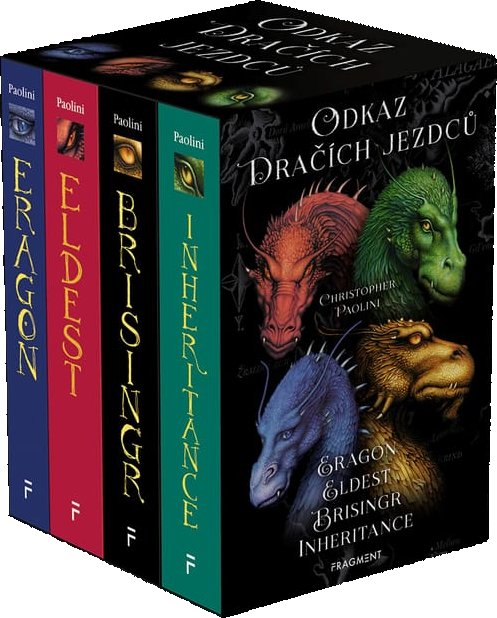 Odkaz Dračích jezdců – Eragon, Eldest, Brisingr, Inherit (BOX)