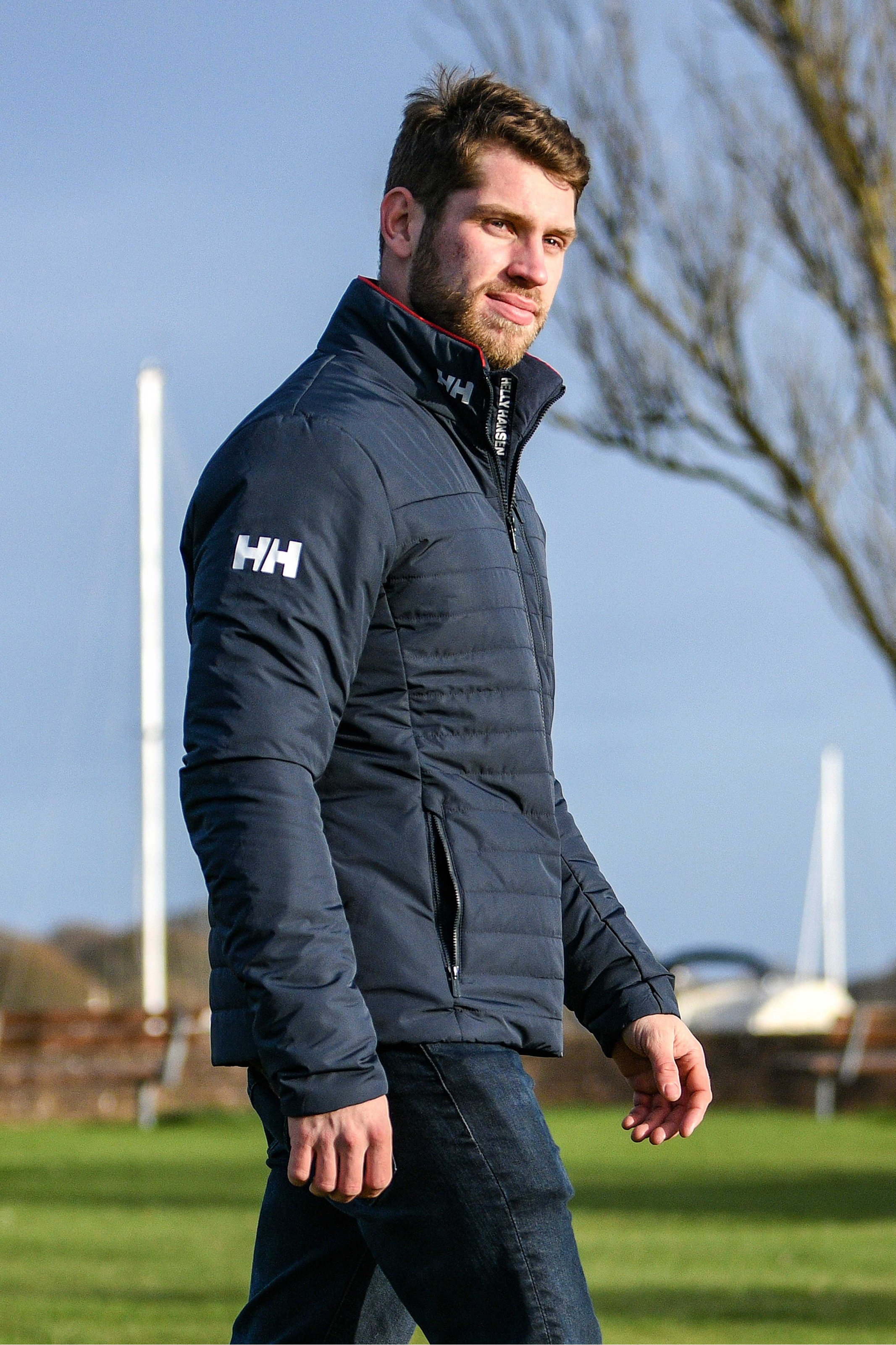 Pánská insulátor bunda HELLY HANSEN 30343 597 CREW INSULATOR JACKET 2.0 597 NAVY Velikost: L