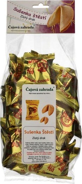 Sušenky štěstí Latino Café Zlatý drak 20 ks