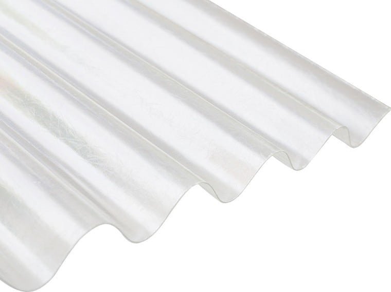 Sklolaminátová vlnitá deska Guttapral PES čirá, 2000 x 950 mm