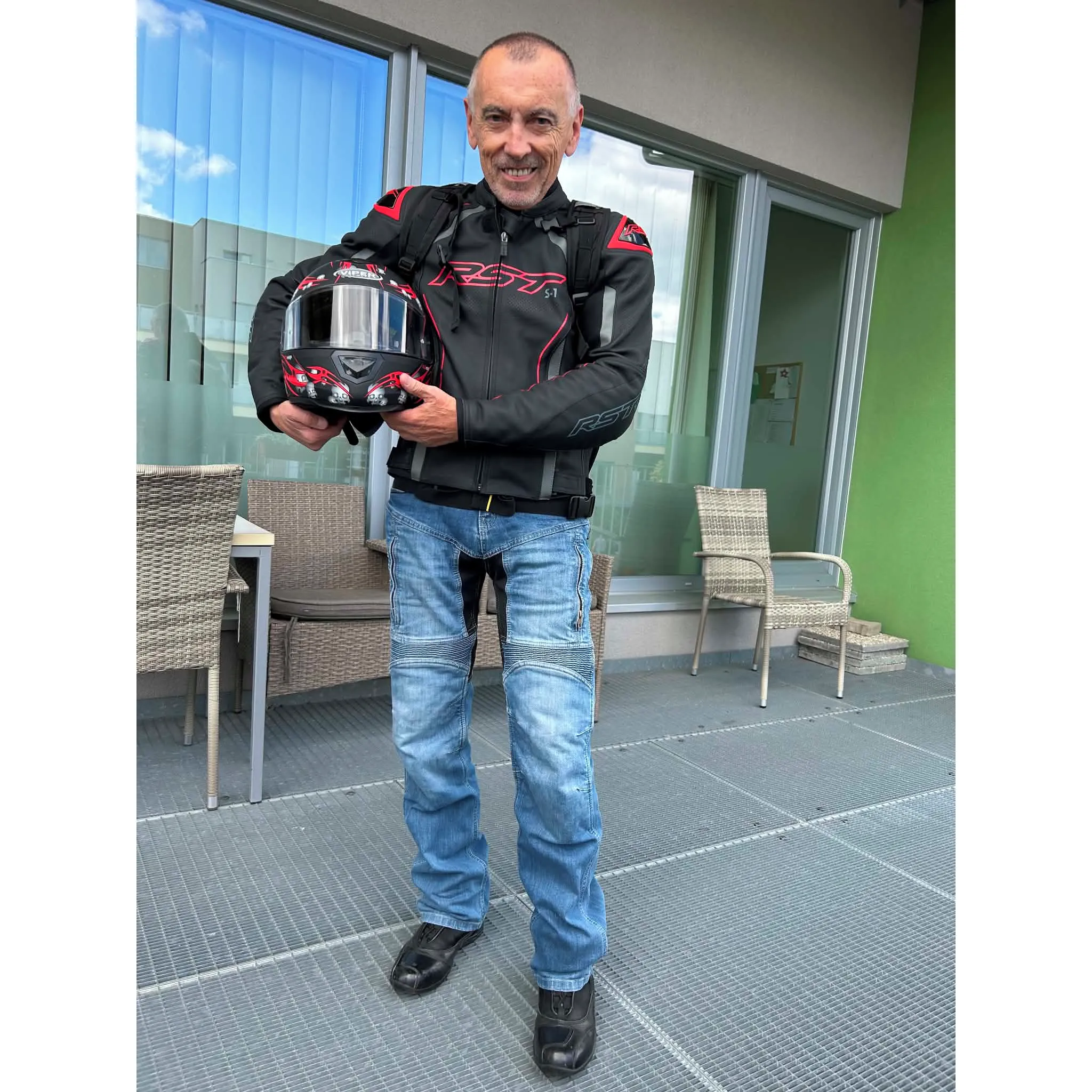 Fotografie 3 - Moto bunda RST S1 CE 102977RED 42