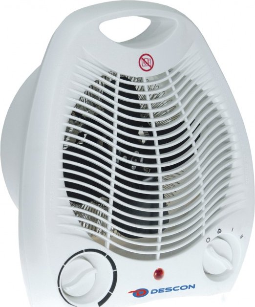 DESCON DA-T200 elektrický přímotop s ventilátorem a termostatem 1000/2000W