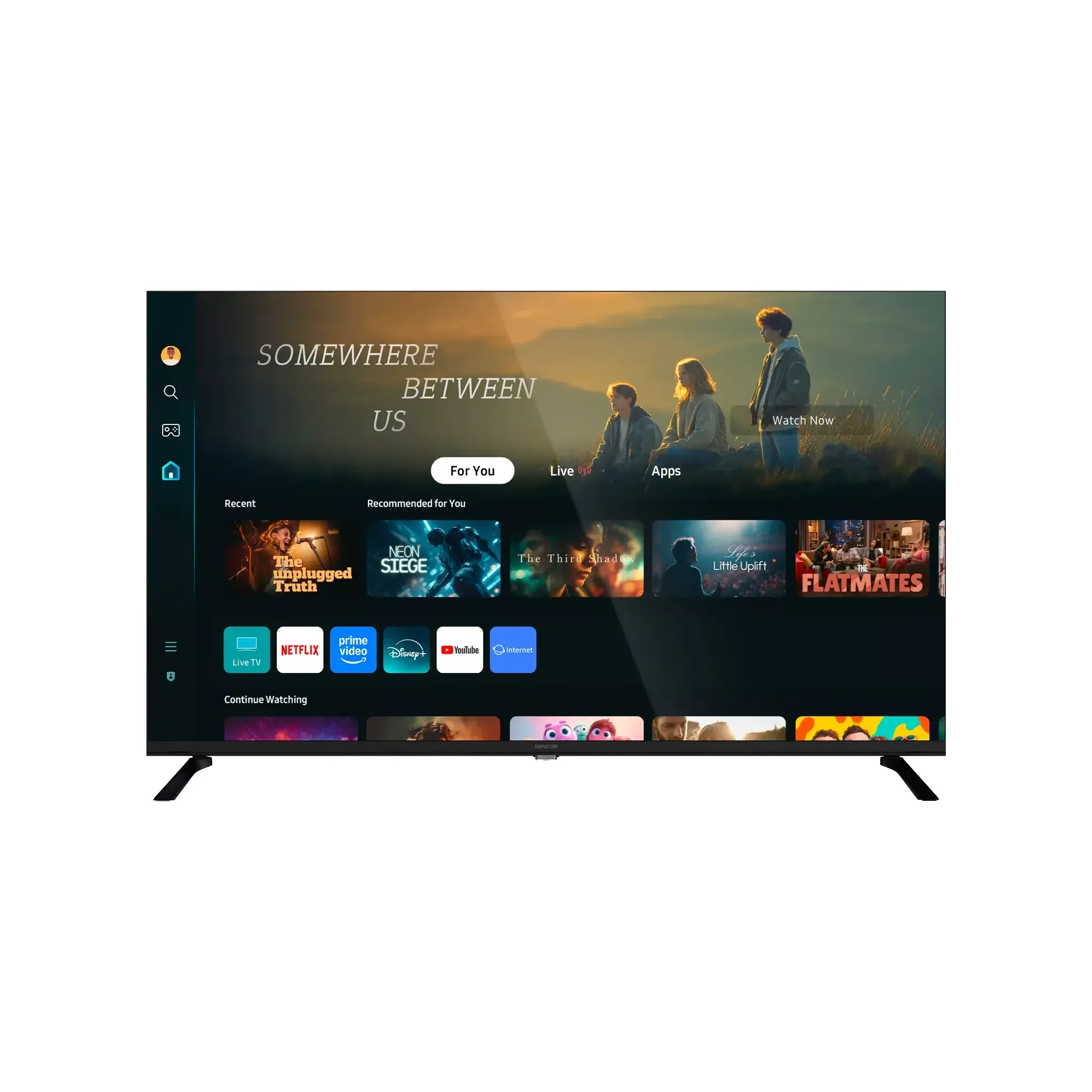 Fotografie 1 - Televizor Sencor 43" QLED (SLE 43TQU770B)