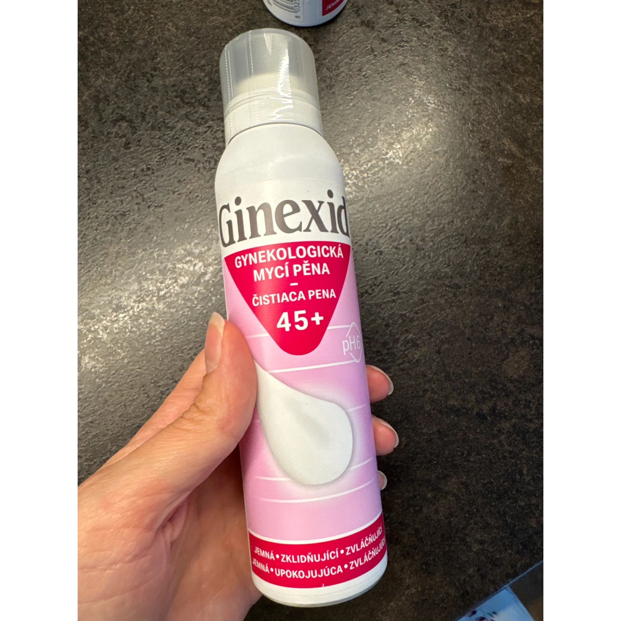 Fotografie 4 - Intimní hygienický prostředek Farma Derma Ginexid gynekologická čisticí pěna 150 ml