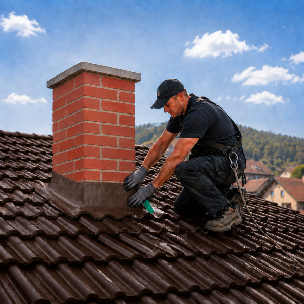 Komíny CZ Set pro oplechování komínu svépomocí hnědý 300mm/2,5m