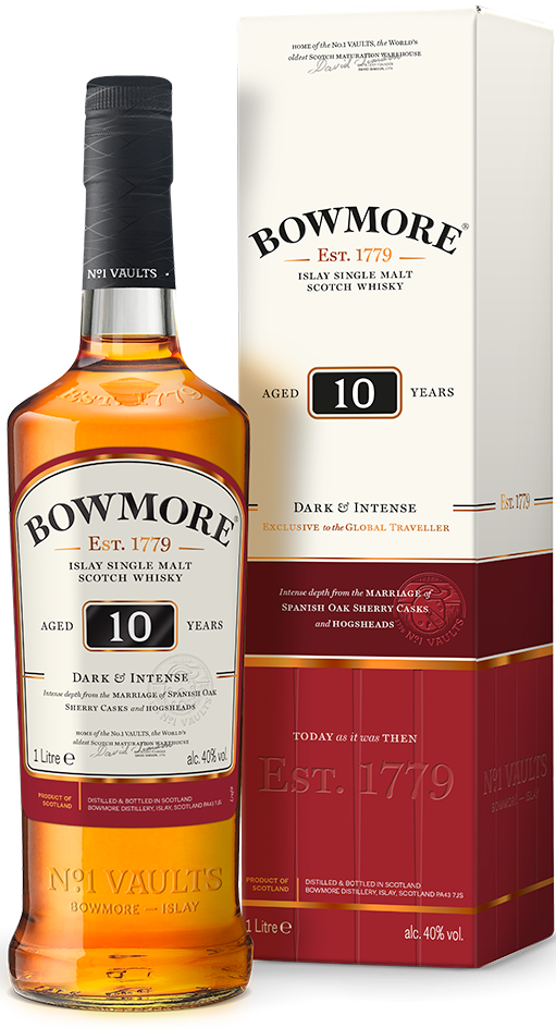 Skotská whisky Bowmore 10YO, 1L
