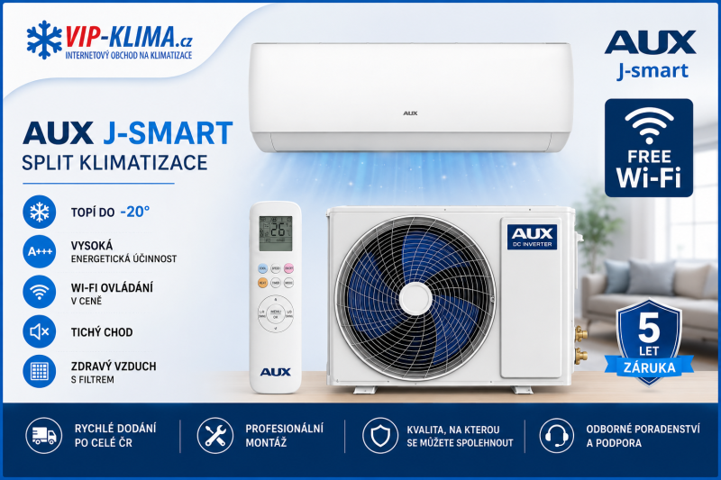 AUX J-SMART 3,5KW MONTAŽ ZDARMA