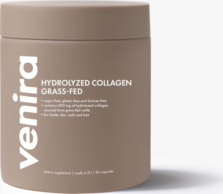VENIRA hydrolyzovaný hovězí kolagen, grass fed, 80 kapslí