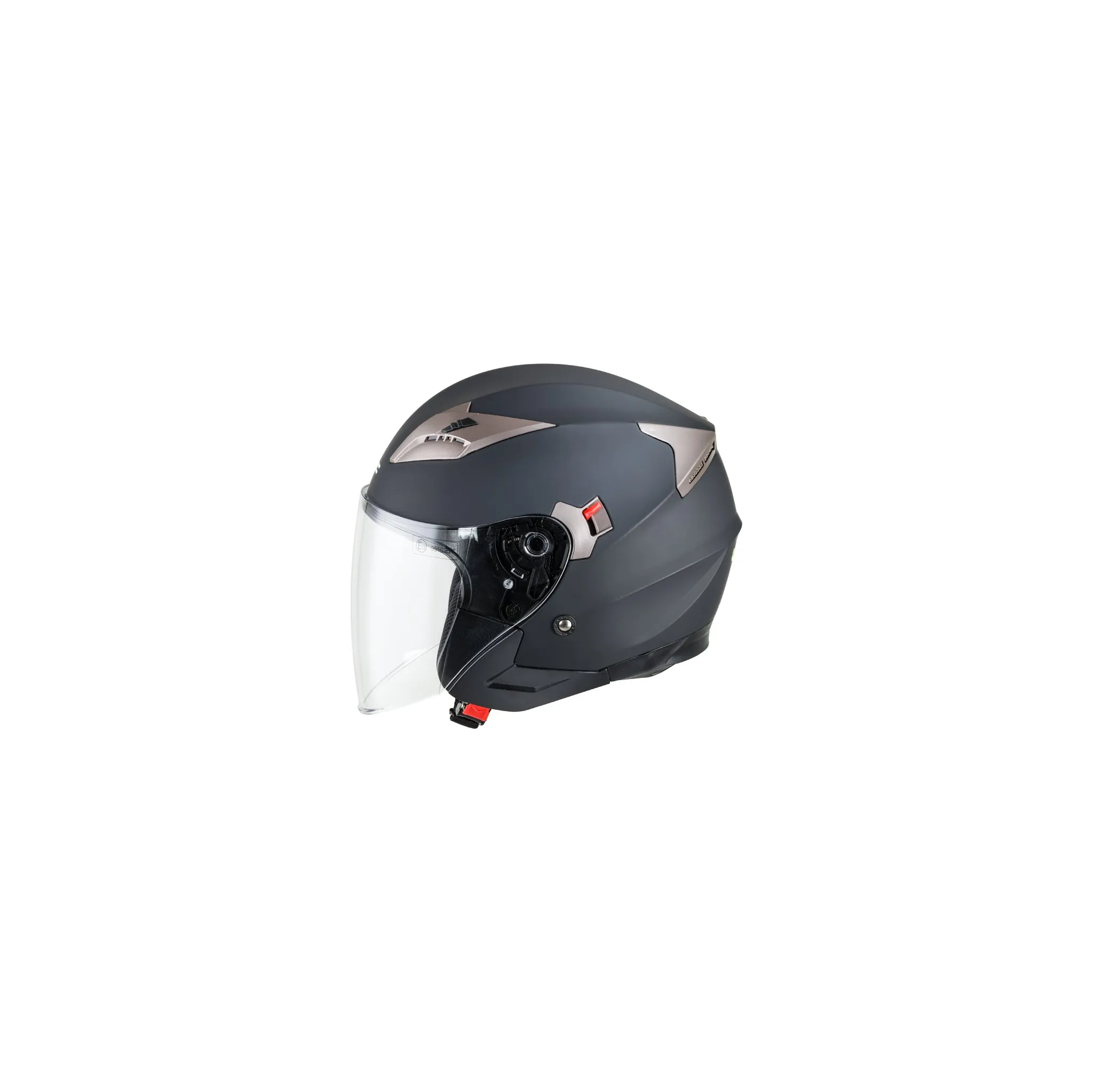 Fotografie 2 - Helma na motorku W-Tec Putta černá/bronzová M