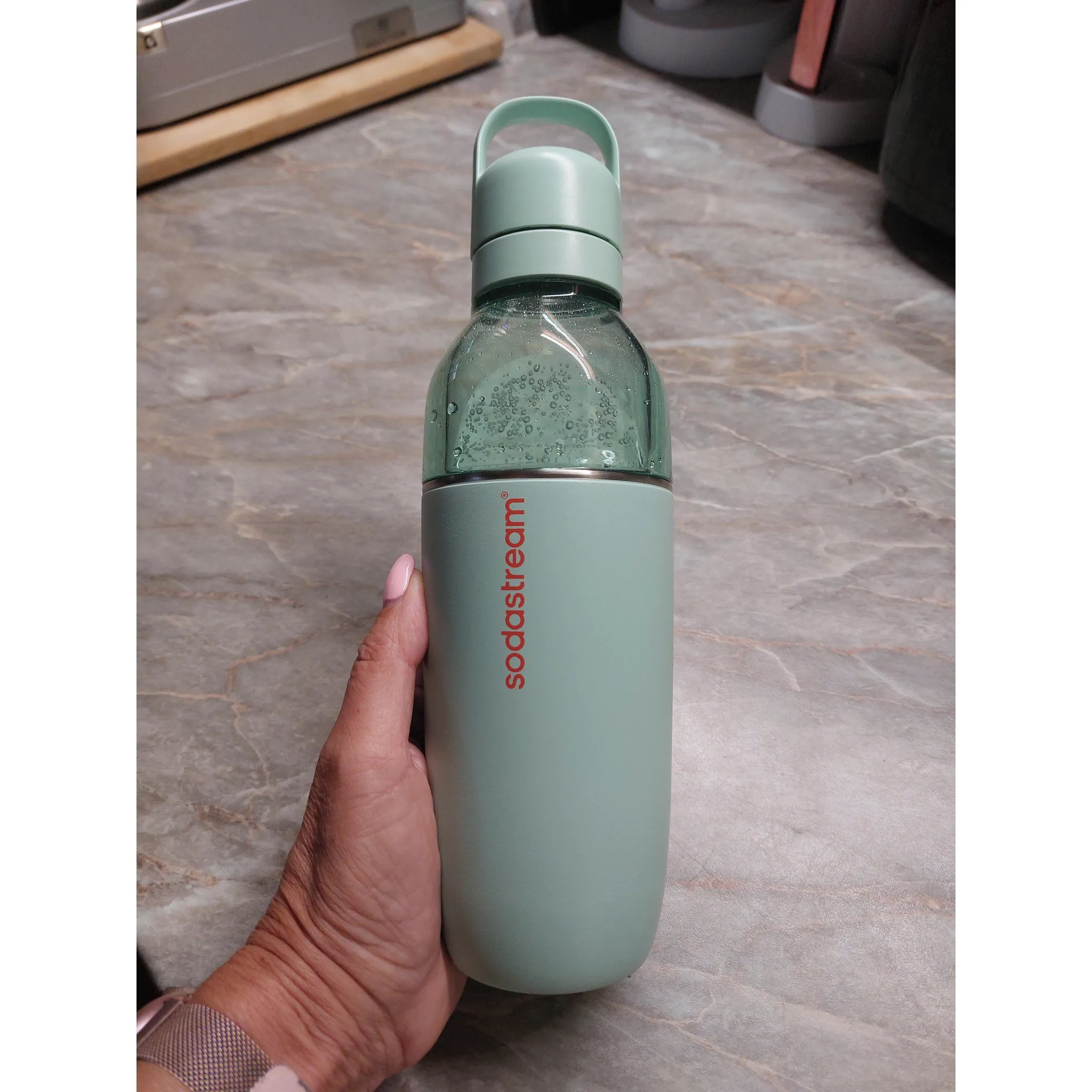 Fotografie 19 - Příslušenství pro výrobník sody SodaStream Fizz & Go Easy Mix lahev 710 ml Sand