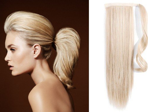 CLIP IN CULÍK 100% LIDSKÉ REMY VLASY 50CM - PLATINA