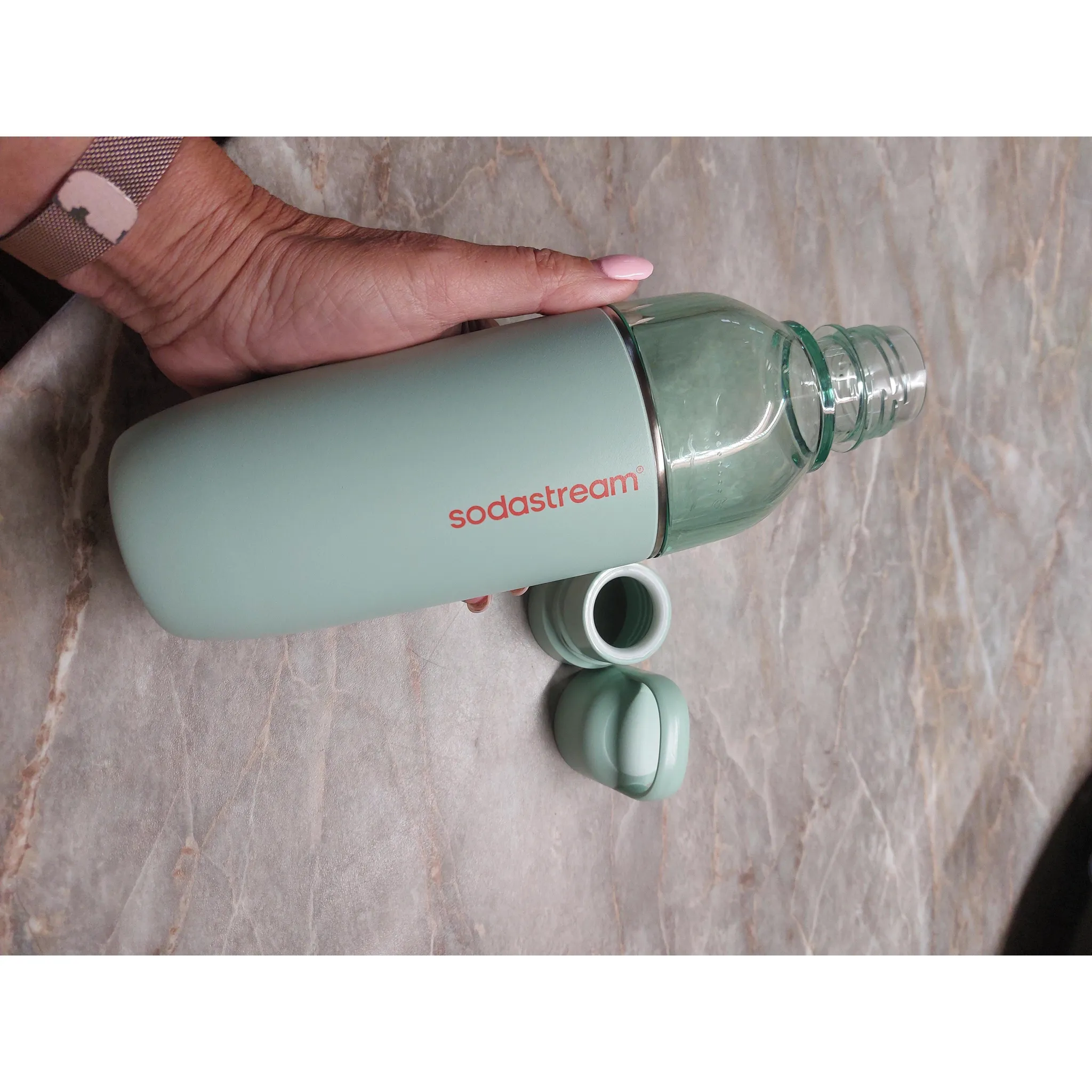 Fotografie 20 - Příslušenství pro výrobník sody SodaStream Fizz & Go Easy Mix lahev 710 ml Sand