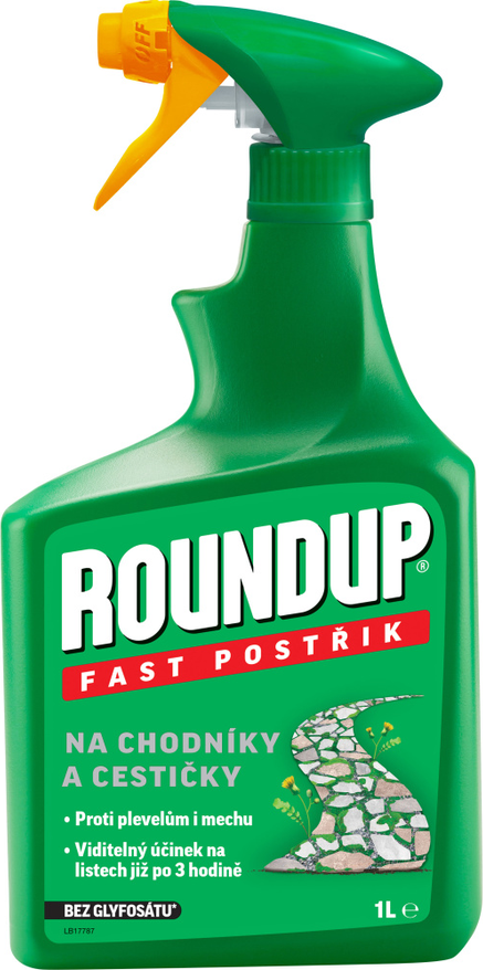 Roundup Fast 1L bez glyfosátu – herbicid proti plevelům