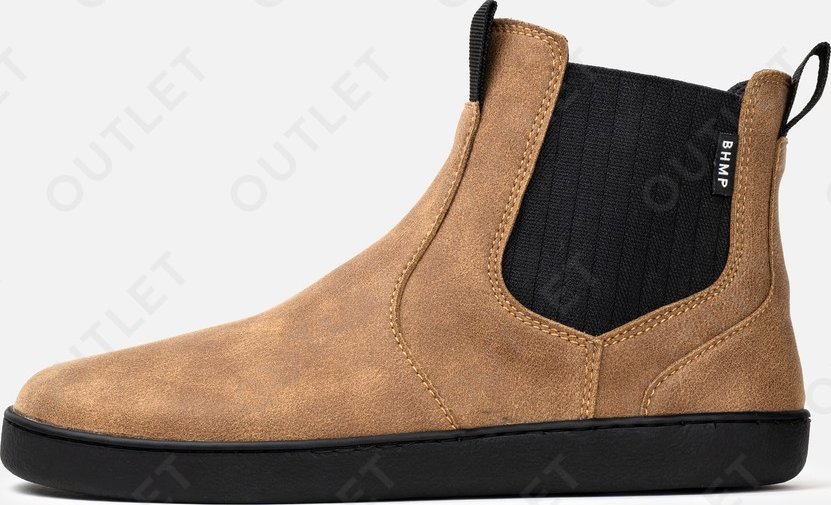 Bohempia TITU barefoot Chelsea boty Tobacco Brown OUTLET Velikost obuvi: 44
