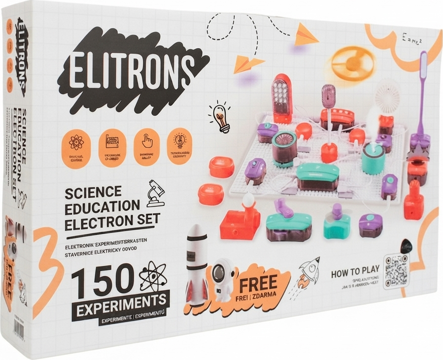 eliTrons Stavebnice elektrické obvody (150 experimentů)