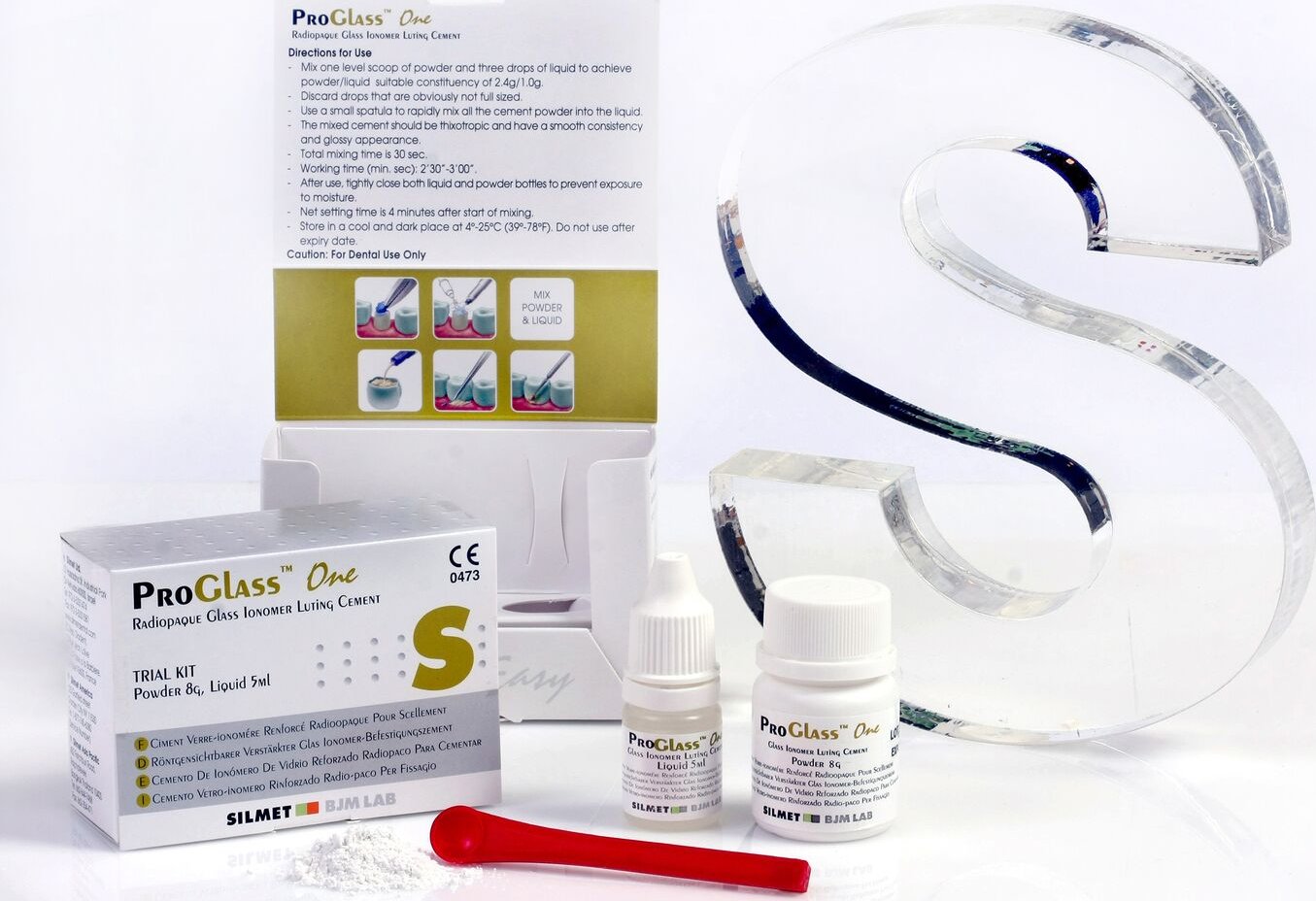 PROGLASS ONE Intro KIT 8g/4ml A3 skloionomerní fixační cement (Skloionomerní výplň - PROGLASS ONE Intro KIT 8g/4ml A3)