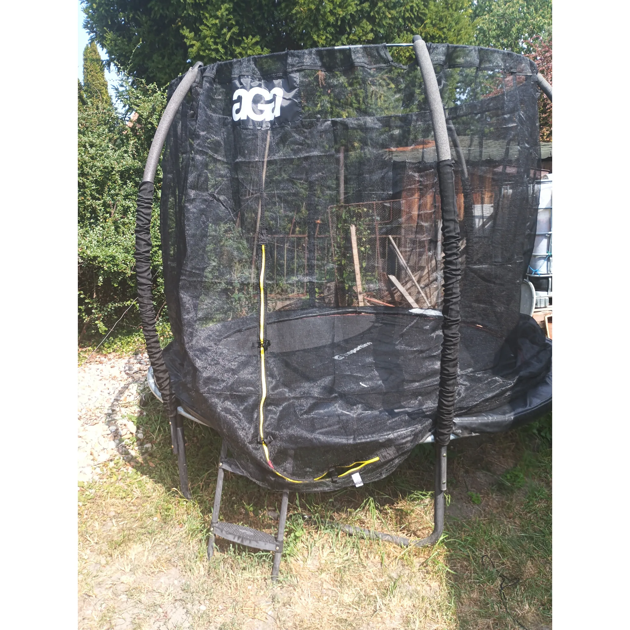 Fotografie 6 - Příslušenství k trampolíně Aga MRPU1510-6 vnitřní ochranná síť 305 cm černá