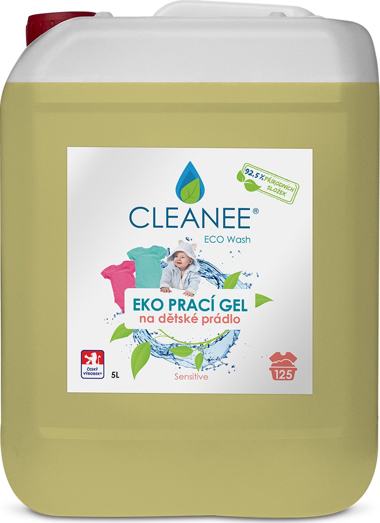 CLEANEE Prací gel na dětské prádlo 5 l