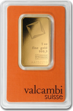 Valcambi zlatý slitek 1 oz