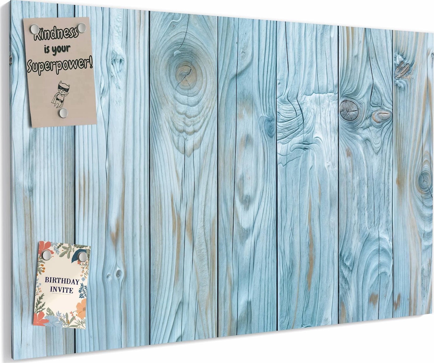 Magnetická tabule – Dekor z prken | 60 × 40 cm