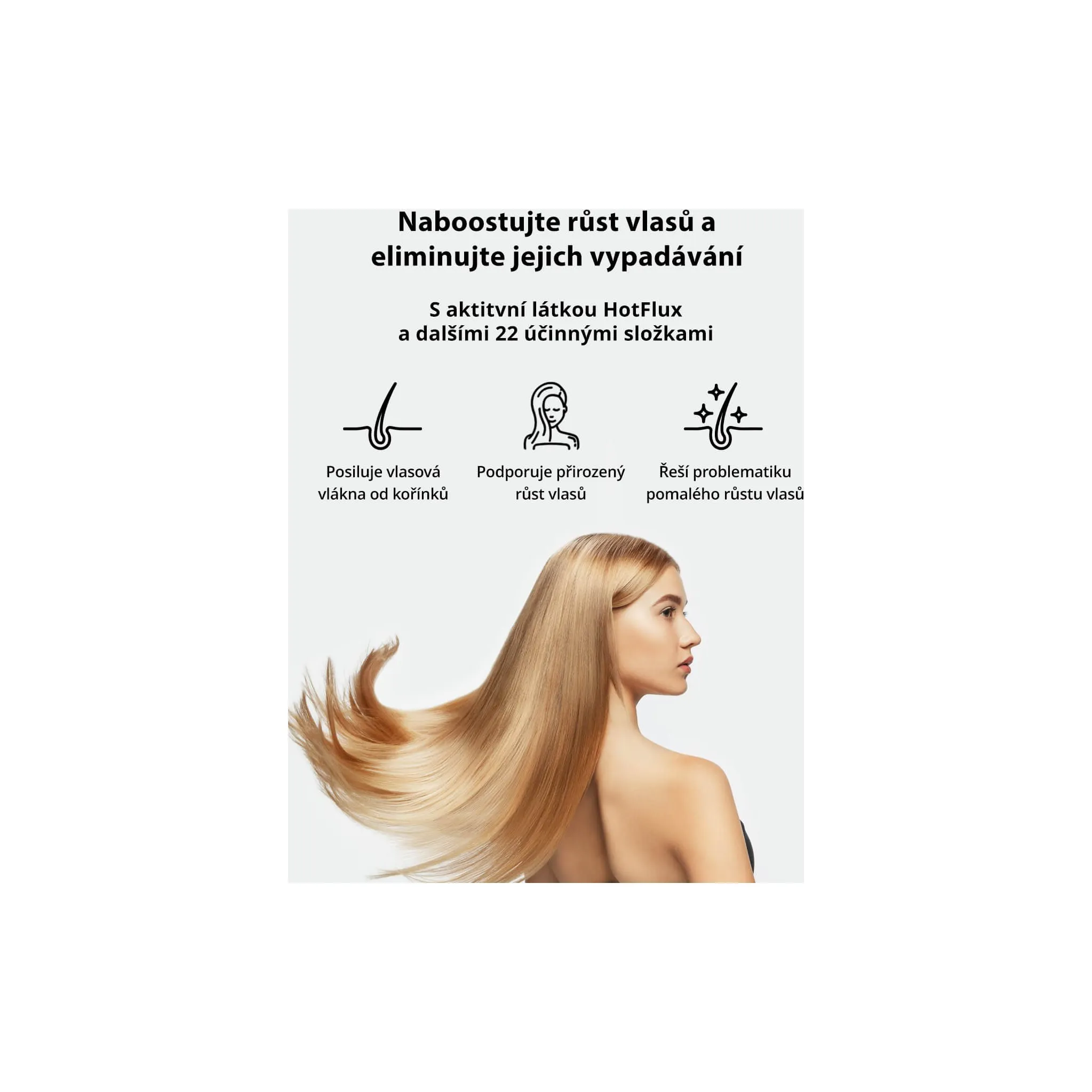 Fotografie 8 - Přípravek proti padání vlasů VENIRA Hair Booster vlasové sérum pro podporu růstu vlasů 100 ml