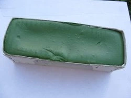 Leštící pasta zelená I, na ocel, chrom, 1,2 kg