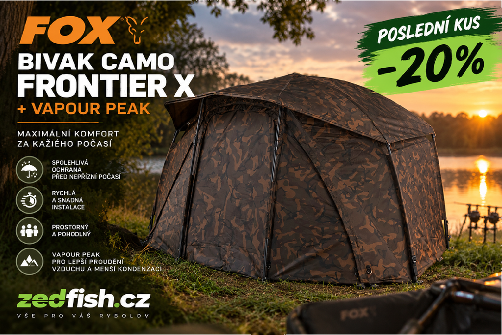 Fox Bivak Camo Frontier X + Vapour Peak