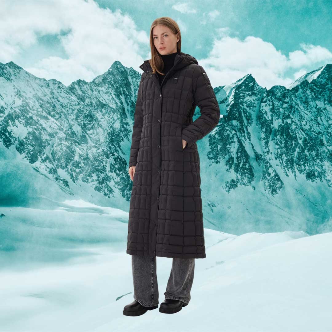 Dámský kabát Blauer USA Kalada – černý Velikost: 40